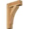 Ekena Millwork Thorton Block Rough Sawn Bracket, Western Red Cedar, 4"W x 16"D x 24"H BKT04X16X24THR05RWR - alternate 1
